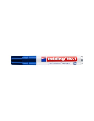 ROTULADOR EDDING MARCADOR PERM.1 AZUL PUNTA BISELADA 5 MM