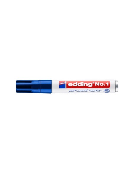 ROTULADOR EDDING MARCADOR PERM.1 AZUL PUNTA BISELADA 5 MM