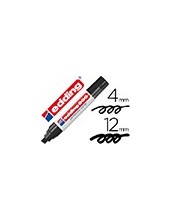 ROTULADOR EDDING MARCADOR PERM.800 NEGRO PUNTA BISELADA 12 MM 2