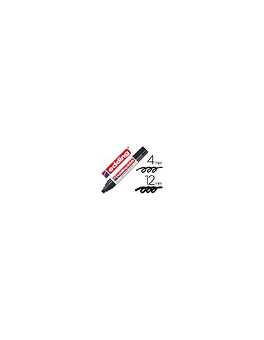 ROTULADOR EDDING MARCADOR PERM.800 NEGRO PUNTA BISELADA 12 MM