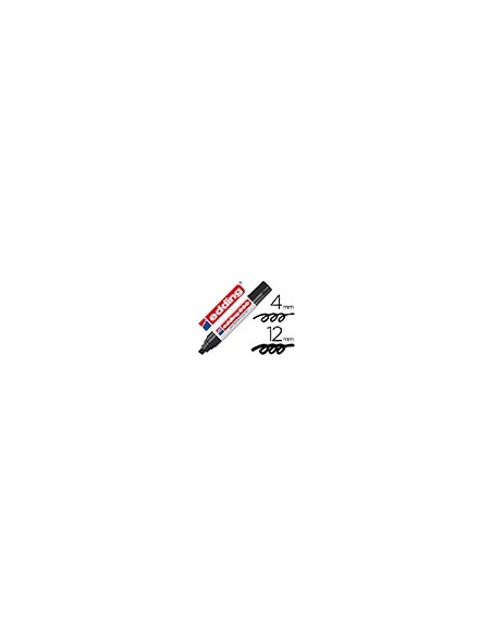 ROTULADOR EDDING MARCADOR PERM.800 NEGRO PUNTA BISELADA 12 MM