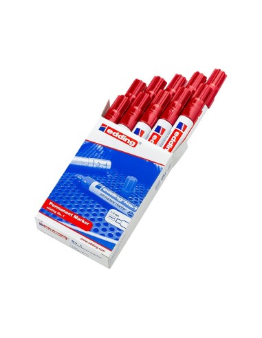ROTULADOR EDDING MARCADOR PERM.1 ROJO PUNTA BISELADA 5 MM