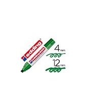 ROTULADOR EDDING MARCADOR PERM.800 VER PUNTA BISELADA 12 MM 2