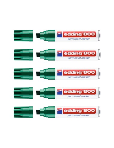 ROTULADOR EDDING MARCADOR PERM.800 VER PUNTA BISELADA 12 MM