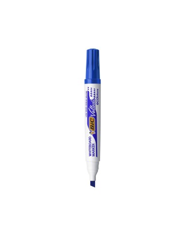 ROTULADOR BIC VELLEDA PIZARRA AZUL PUNTA BISELADA 5.9 MM