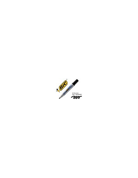 ROTULADOR BIC VELLEDA PIZARRA NEGRO PUNTA BISELADA 5.9 MM