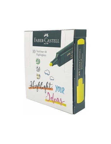 ROTULADOR FABER FLUOR 48-07 AMARILLO