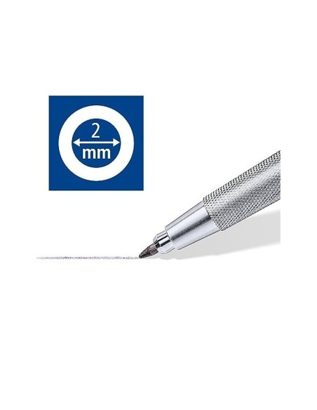PORTAMINAS STAEDTLER MARS C/CLIP 2 MM Y AFILAMINAS