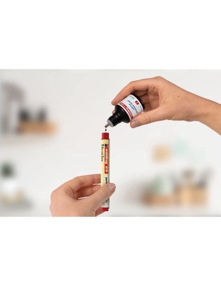 TINTA ROTULADOR EDDING T-25 AZUL FRASCO 30 ML