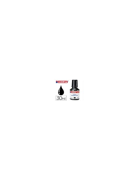 TINTA ROTULADOR EDDING T-25 NEGRO FRASCO 30 ML