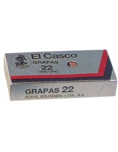 GRAPAS EL CASCO 22 CAJA 1000**03758