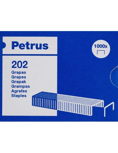 GRAPAS PETRUS BAMBINA/MAJORETTE Nº 202 CAJA 1000 GRAPAS
