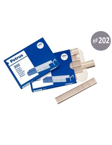 GRAPAS PETRUS BAMBINA/MAJORETTE Nº 202 CAJA 1000 GRAPAS