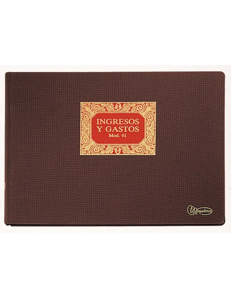 LIBRO MIQUELRIUS N. 61 FL.100 H.INGRESOS Y GASTOS