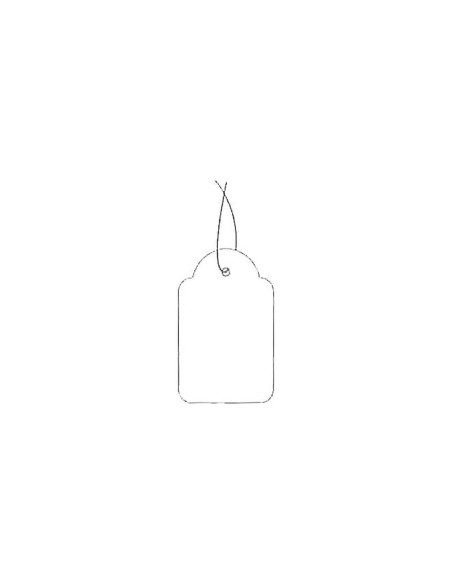 ETIQUETAS COLGANTES APLI 389 18X29MM 1000UD.