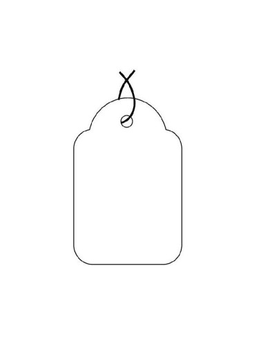 ETIQUETAS COLGANTES APLI 391 28X43MM 500UD.
