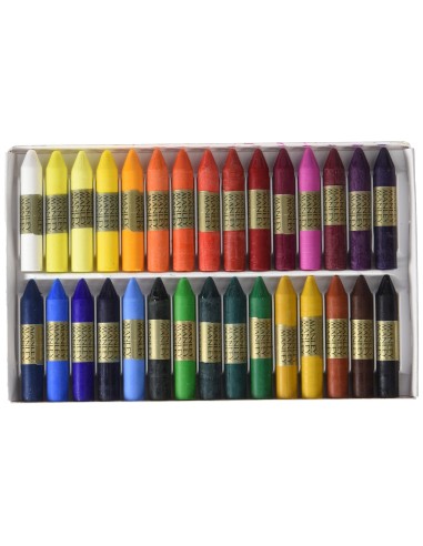 LAPICES CERA MANLEY CAJA 30 COL.