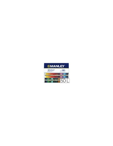 LAPICES CERA MANLEY CAJA 50 COL.REF.150