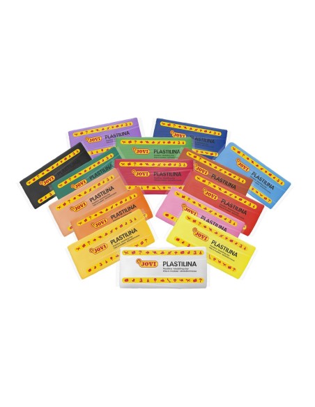 PLASTILINA JOVI 71 SURTIDA TAMAÑO MEDIANO CAJA 15 UDS.