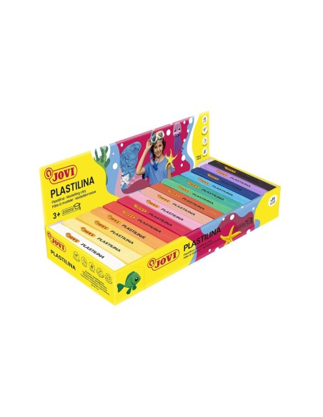 PLASTILINA JOVI 71 SURTIDA TAMAÑO MEDIANO CAJA 15 UDS.