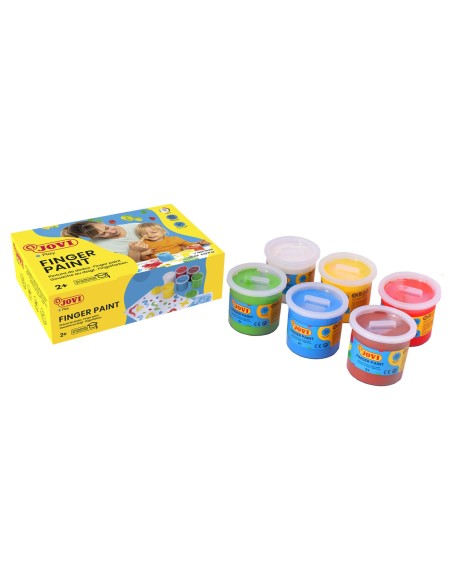 PINTURA A DEDOS JOVI 125 CC 6 COL.SURT.