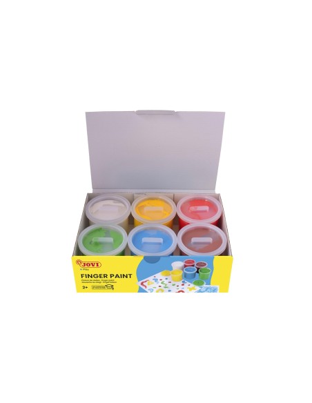 PINTURA A DEDOS JOVI 125 CC 6 COL.SURT.