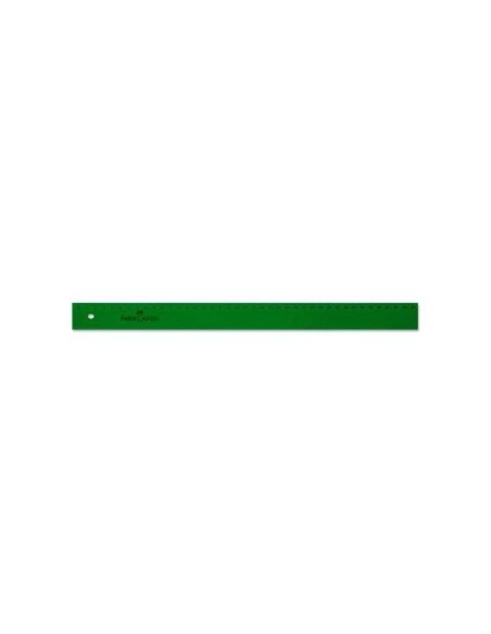 REGLA FABER 100 CM PLASTICO VERDE