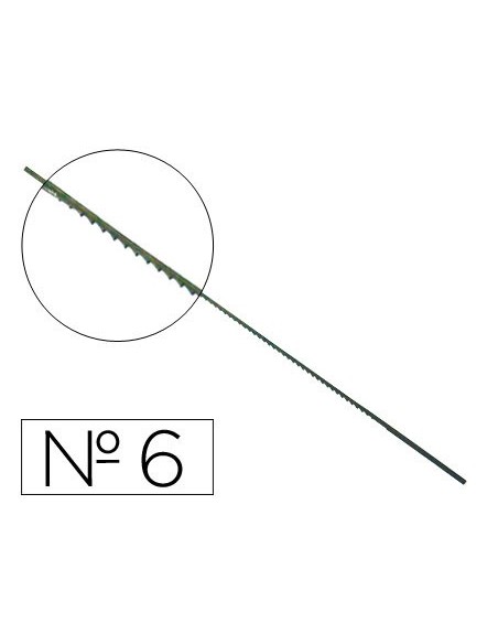 PELOS SEGUETA MADERA N.6 CAJA 144