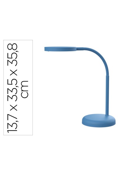 LAMPARA ESCRITORIO MAUL LED JOY AZ. 137X335X358MM