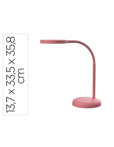 LAMPARA ESCRITORIO MAUL LED JOY ROSA 137X335X358MM