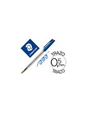 BOLIGRAFO STAEDTLER STICK AZUL C/CAPUCHON 2