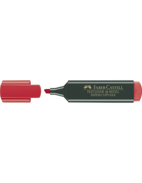 ROTULADOR FABER FLUOR 48-21 ROJO