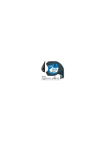 CINTA DYMO 91201 12MMX4MT NG./BL.PERLA D1