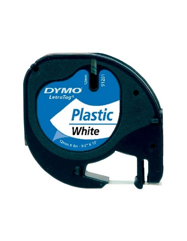 CINTA DYMO 91201 12MMX4MT NG./BL.PERLA D1
