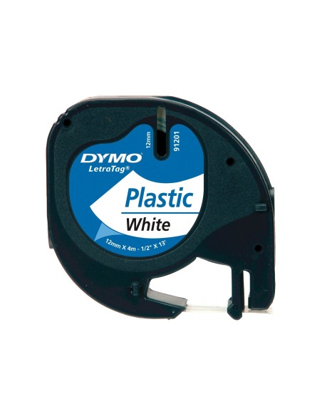 CINTA DYMO 91201 12MMX4MT NG./BL.PERLA D1