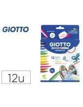 ROTULADOR GIOTTO DECOR TEXTILE PARA CAMISETAS 12 COLORES