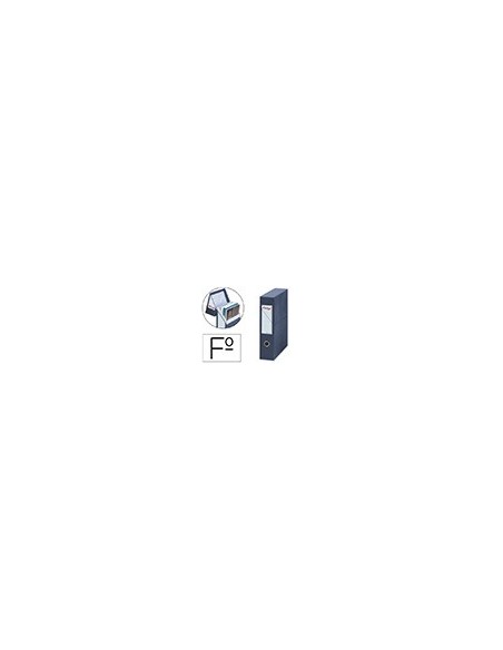 ARCH.TAPA PARDO CARTON FORRADO OLLAO L.DIN A4 80MM AZ 335X250X80MM