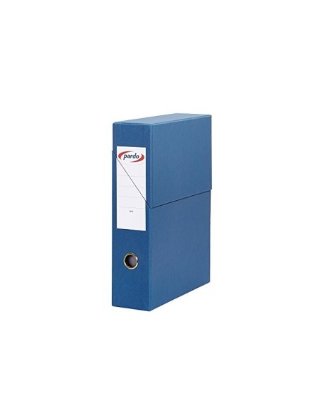 ARCH.TAPA PARDO CARTON FORRADO OLLAO L.DIN A4 80MM AZ 335X250X80MM