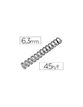 ESPIRAL WIRE 3:1 6,3 MM N.4 NEGRO CAP.45 H.CAJA 100 UDS. 2