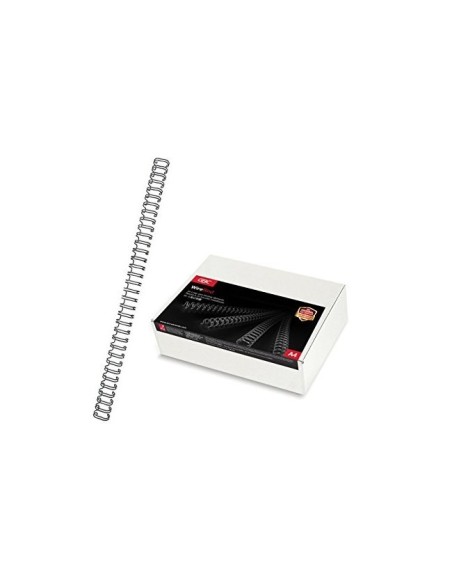 ESPIRAL WIRE 3:1 6,3 MM N.4 NEGRO CAP.45 H.CAJA 100 UDS.