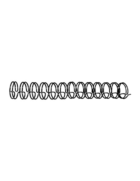 ESPIRAL WIRE 3:1 7,9 MM N.5 NEGRO CAP.60 H.CAJA 100 UDS.