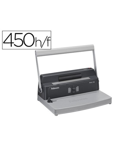 ENCUADERNADORA ESPIRAL FELLOWES METAL 50R PERFORA 12 H.C/ALICATES