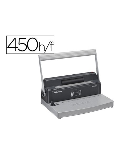 ENCUADERNADORA ESPIRAL FELLOWES METAL 50R PERFORA 12 H.C/ALICATES