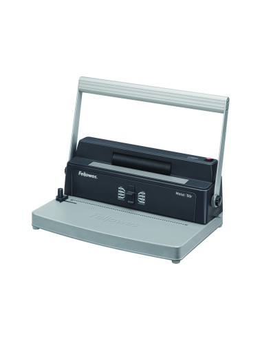 ENCUADERNADORA ESPIRAL FELLOWES METAL 50R PERFORA 12 H.C/ALICATES