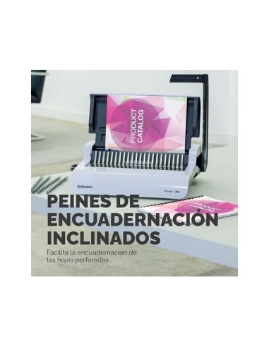 ENCUADERNADORA MANUAL CANUTILLO PULSAR+300 PERFORA 17 H. A4 500 H.