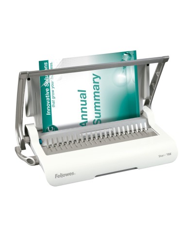 ENCUADERNADORA CANUTILLO FELLOWES STAR. PERFORA 12 HOJAS A4 150 HOJAS