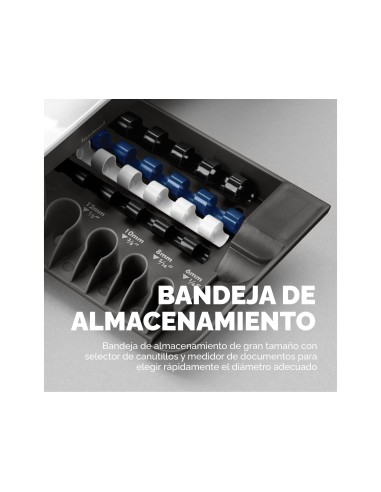 ENCUADERNADORA CANUTILLO FELLOWES STAR. PERFORA 12 HOJAS A4 150 HOJAS
