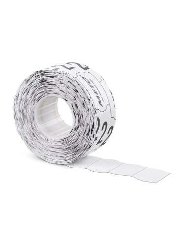 ETIQUETAS ADH. METO 9156319 ONDUL. 22X12MM LISA REMOV BL. 1500UD.
