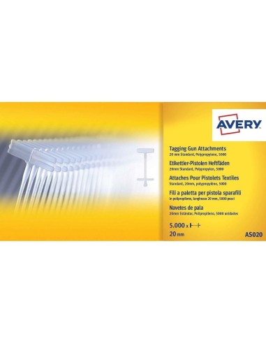 RECAMBIO NAVETES AVERY PISTOLA SUJETA ETIQUETAS  25MM.