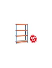 ESTANTERIA MET.AR STORAGE200X100X60CM 4 EST.430KG POR EST. 2